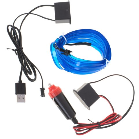 Taśma ambient Oświetlenie ambientowe LED światłowód taśma 3m niebieska Kik Sp. z o. o. Sp. k. Taśma ambient Oświetlenie ambientowe LED światłowód taśma 3m niebieska Kik Sp. z o. o. Sp. k.