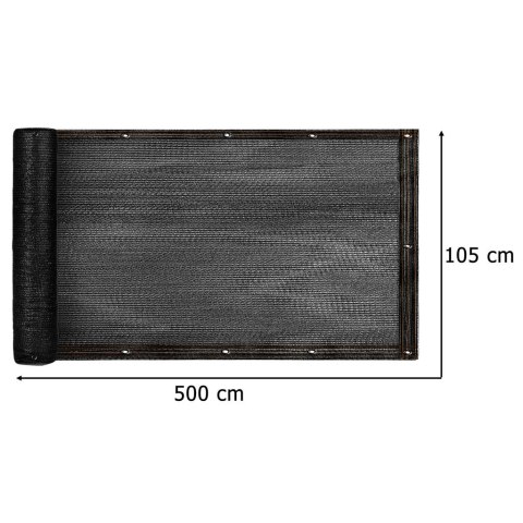 Osłona balkonowa LUARO mata maskująca siatka cieniująca na balkon taras 150g/m2 105x500cm UV Kik Sp. z o. o. Sp. k. Osłona balkonowa LUARO mata maskująca siatka cieniująca na balkon taras 150g/m2 105x500cm UV Kik Sp. z o. o. Sp. k.