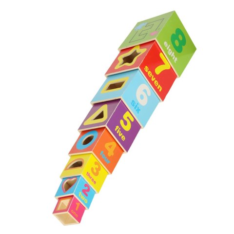 Wieża edukacyjna drewniana sorter kształty nauka liczenia 71cm XXL Kik Sp. z o. o. Sp. k. Wieża edukacyjna drewniana sorter kształty nauka liczenia 71cm XXL Kik Sp. z o. o. Sp. k.