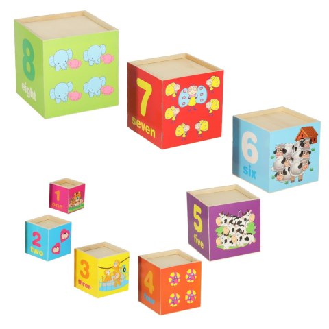 Wieża edukacyjna drewniana sorter kształty nauka liczenia 71cm XXL Kik Sp. z o. o. Sp. k. Wieża edukacyjna drewniana sorter kształty nauka liczenia 71cm XXL Kik Sp. z o. o. Sp. k.