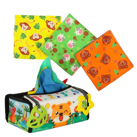 Sorter pudełko z chusteczkami sensoryczne montessori mata 2w1 Kik Sp. z o. o. Sp. k. Sorter pudełko z chusteczkami sensoryczne montessori mata 2w1 Kik Sp. z o. o. Sp. k.