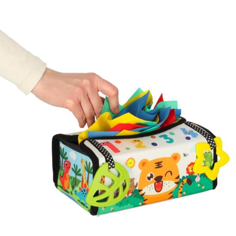 Sorter pudełko z chusteczkami sensoryczne montessori mata 2w1 Kik Sp. z o. o. Sp. k. Sorter pudełko z chusteczkami sensoryczne montessori mata 2w1 Kik Sp. z o. o. Sp. k.