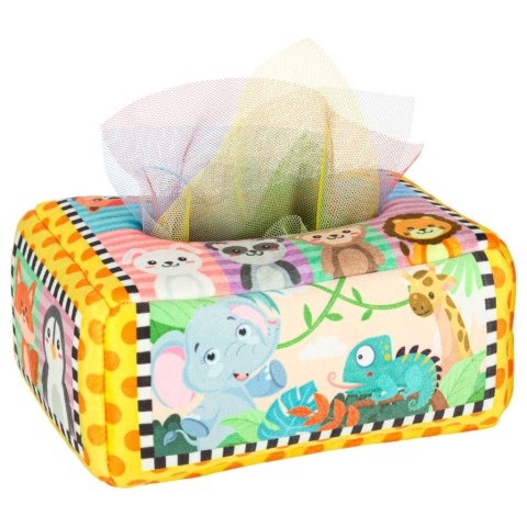Sorter pudełko z chusteczkami sensoryczne montessori pluszowe cyfry litery Kik Sp. z o. o. Sp. k. Sorter pudełko z chusteczkami sensoryczne montessori pluszowe cyfry litery Kik Sp. z o. o. Sp. k.