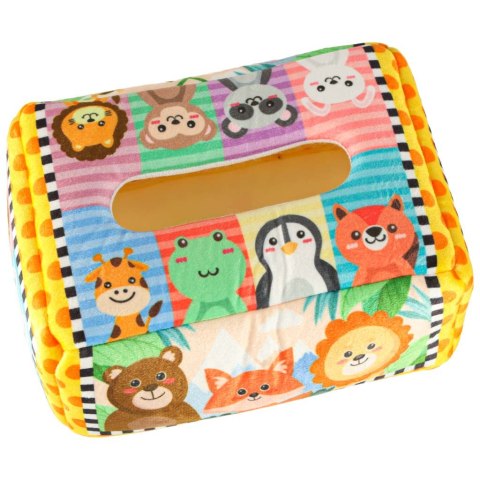Sorter pudełko z chusteczkami sensoryczne montessori pluszowe cyfry litery Kik Sp. z o. o. Sp. k. Sorter pudełko z chusteczkami sensoryczne montessori pluszowe cyfry litery Kik Sp. z o. o. Sp. k.