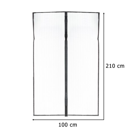 Moskitiera siatka magnetyczna LUARO na drzwi solidna mocny magnes 100x210cm Kik Sp. z o. o. Sp. k. Moskitiera siatka magnetyczna LUARO na drzwi solidna mocny magnes 100x210cm Kik Sp. z o. o. Sp. k.