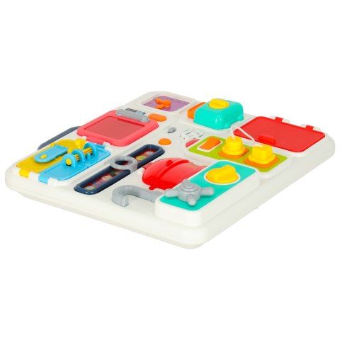 Tablica manipulacyjna sensoryczna montessori kuchnia zegar światło dźwięk Kik Sp. z o. o. Sp. k. Tablica manipulacyjna sensoryczna montessori kuchnia zegar światło dźwięk Kik Sp. z o. o. Sp. k.