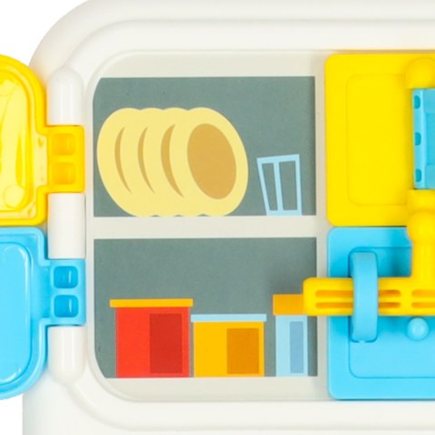 Tablica manipulacyjna sensoryczna montessori kuchnia zegar światło dźwięk Kik Sp. z o. o. Sp. k. Tablica manipulacyjna sensoryczna montessori kuchnia zegar światło dźwięk Kik Sp. z o. o. Sp. k.