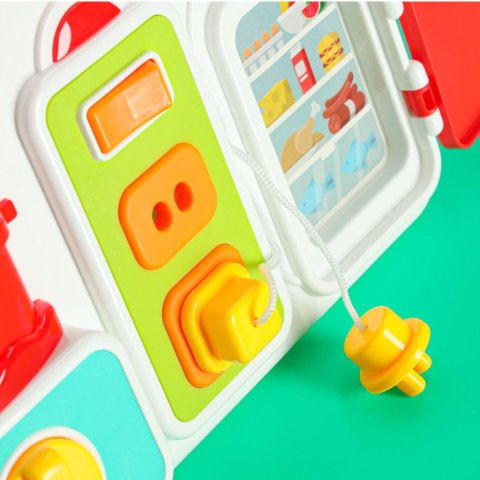 Tablica manipulacyjna sensoryczna montessori kuchnia zegar światło dźwięk Kik Sp. z o. o. Sp. k. Tablica manipulacyjna sensoryczna montessori kuchnia zegar światło dźwięk Kik Sp. z o. o. Sp. k.