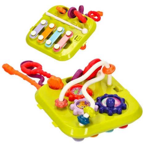 Kostka edukacyjna sorter cymbałki 7w1 Bibi-inn Kik Sp. z o. o. Sp. k. Kostka edukacyjna sorter cymbałki 7w1 Bibi-inn Kik Sp. z o. o. Sp. k.
