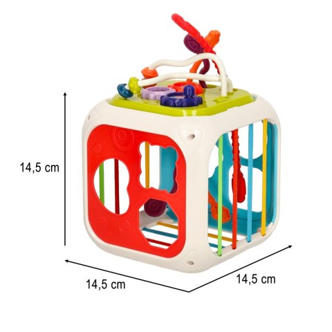 Kostka edukacyjna sorter cymbałki 7w1 Bibi-inn Kik Sp. z o. o. Sp. k. Kostka edukacyjna sorter cymbałki 7w1 Bibi-inn Kik Sp. z o. o. Sp. k.