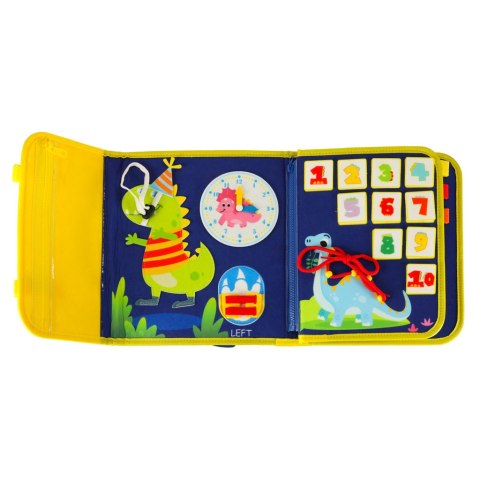 Tablica manipulacyjna sensoryczna montessori walizka plecak niebieska Kik Sp. z o. o. Sp. k. Tablica manipulacyjna sensoryczna montessori walizka plecak niebieska Kik Sp. z o. o. Sp. k.