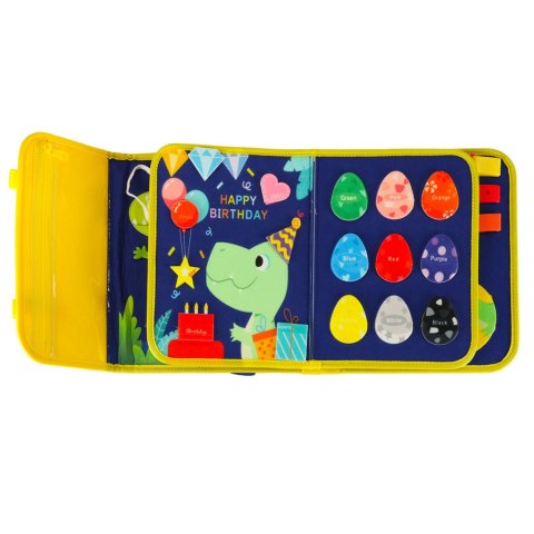 Tablica manipulacyjna sensoryczna montessori walizka plecak niebieska Kik Sp. z o. o. Sp. k. Tablica manipulacyjna sensoryczna montessori walizka plecak niebieska Kik Sp. z o. o. Sp. k.