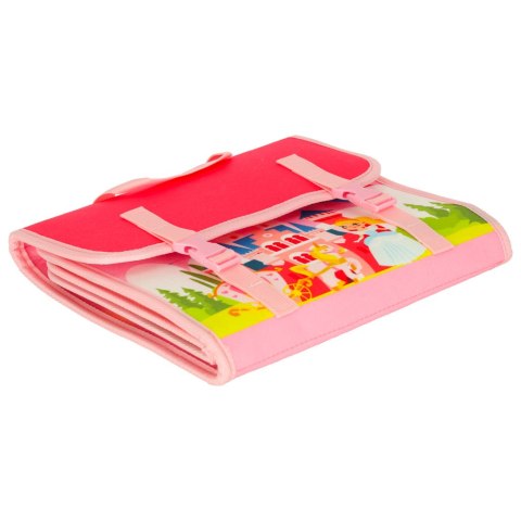 Tablica manipulacyjna sensoryczna montessori walizka plecak różowa Kik Sp. z o. o. Sp. k. Tablica manipulacyjna sensoryczna montessori walizka plecak różowa Kik Sp. z o. o. Sp. k.