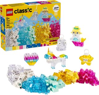 11040 - LEGO Classic - Magiczny zestaw z przezroczystymi klockami