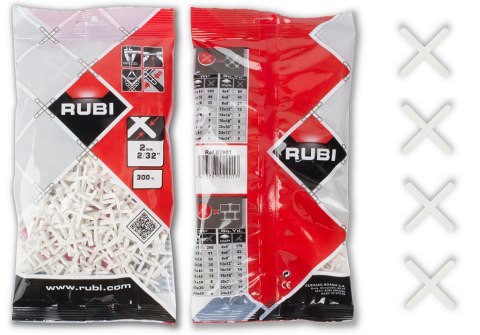 KRZYŻYKI DO GLAZURY 2MM 300SZT RUBI KRZYŻYKI DO GLAZURY 2MM 300SZT RUBI