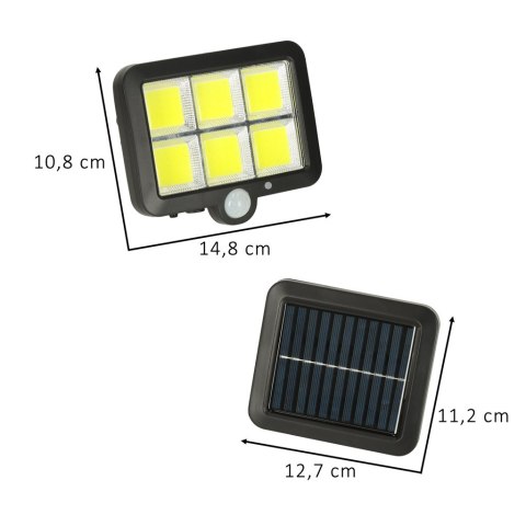 Lampa solarna czujnik ruchu i zmierzchu 120 LED Kik Sp. z o. o. Sp. k. Lampa solarna czujnik ruchu i zmierzchu 120 LED Kik Sp. z o. o. Sp. k.