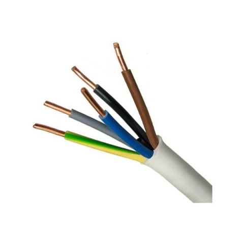 PRZEWÓD YDY 5X2,5 ŻO BIAŁY 450/750V ELPAR PRZEWÓD YDY 5X2,5 ŻO BIAŁY 450/750V ELPAR