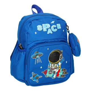 Plecak dla przedszkolaka szkolny dziecięcy astronauta 30x14x23cm Kik Sp. z o. o. Sp. k.