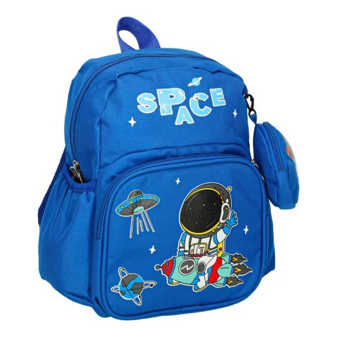 Plecak dla przedszkolaka szkolny dziecięcy astronauta 30x14x23cm Kik Sp. z o. o. Sp. k. Plecak dla przedszkolaka szkolny dziecięcy astronauta 30x14x23cm Kik Sp. z o. o. Sp. k.