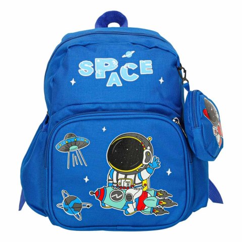 Plecak dla przedszkolaka szkolny dziecięcy astronauta 30x14x23cm Kik Sp. z o. o. Sp. k. Plecak dla przedszkolaka szkolny dziecięcy astronauta 30x14x23cm Kik Sp. z o. o. Sp. k.