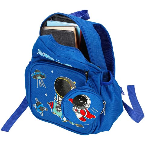 Plecak dla przedszkolaka szkolny dziecięcy astronauta 30x14x23cm Kik Sp. z o. o. Sp. k. Plecak dla przedszkolaka szkolny dziecięcy astronauta 30x14x23cm Kik Sp. z o. o. Sp. k.