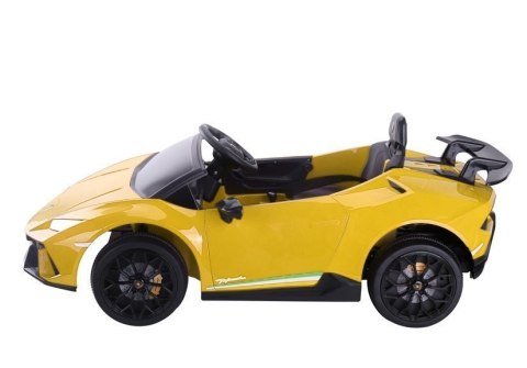 Auto na akumulator Lamborghini Huracan Żółte Auto na akumulator Lamborghini Huracan Żółte