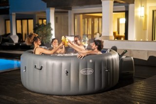 Dmuchane Spa Bestway Santorini 7-osobowe 216x216x80 cm z podgrzewaczem i systemem Freeze Shield – jacuzzi ogrodowe