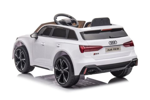 Pojazd na Akumulator Audi RS6 BRD-2118 Biały Pojazd na Akumulator Audi RS6 BRD-2118 Biały