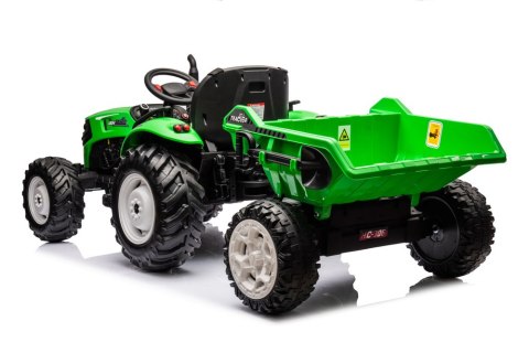 Traktor Na Akumulator HC-306 Z Przyczepą Jasno Zielony 24V Traktor Na Akumulator HC-306 Z Przyczepą Jasno Zielony 24V