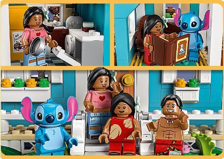 43268 - LEGO Disney - Domek na plaży Lilo i Stitcha 43268 - LEGO Disney - Domek na plaży Lilo i Stitcha