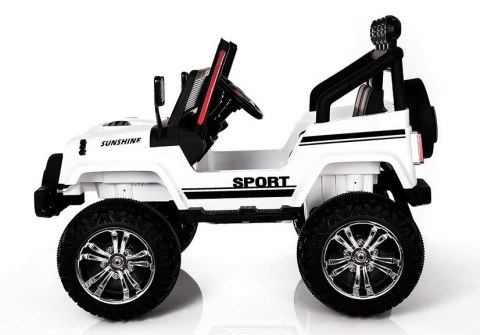 Auto na Akumulator S2388 Jeep Biały 4x45W Auto na Akumulator S2388 Jeep Biały 4x45W