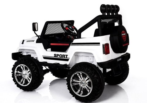 Auto na Akumulator S2388 Jeep Biały 4x45W Auto na Akumulator S2388 Jeep Biały 4x45W