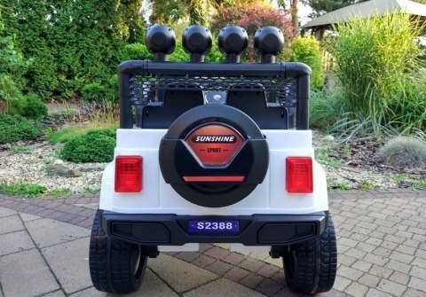 Auto na Akumulator S2388 Jeep Biały 4x45W Auto na Akumulator S2388 Jeep Biały 4x45W