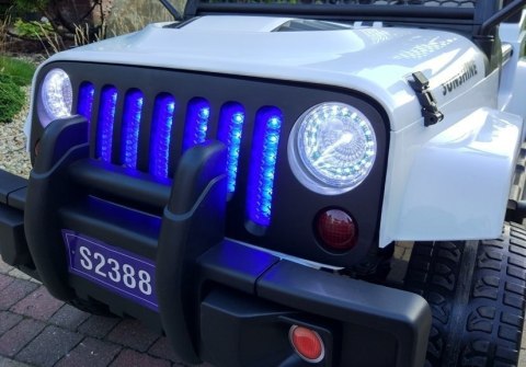 Auto na Akumulator S2388 Jeep Biały 4x45W Auto na Akumulator S2388 Jeep Biały 4x45W