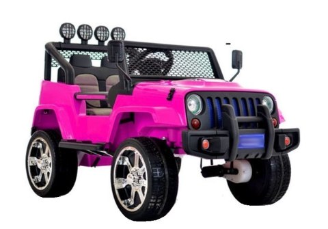 Auto na Akumulator S2388 Jeep Różowy 4x45W Auto na Akumulator S2388 Jeep Różowy 4x45W