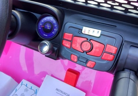 Auto na Akumulator S2388 Jeep Różowy 4x45W Auto na Akumulator S2388 Jeep Różowy 4x45W