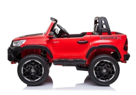 Auto na Akumulator Toyota Hilux Czerwony Lakierowany Auto na Akumulator Toyota Hilux Czerwony Lakierowany