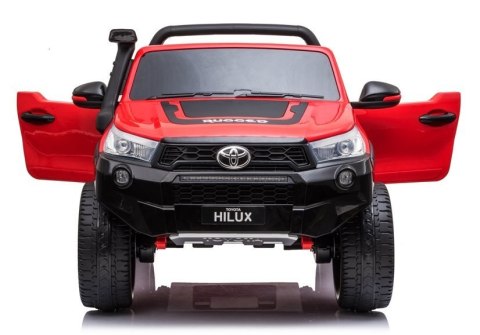 Auto na Akumulator Toyota Hilux Czerwony Lakierowany Auto na Akumulator Toyota Hilux Czerwony Lakierowany