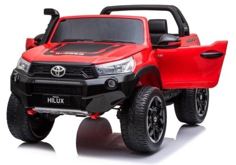 Auto na Akumulator Toyota Hilux Czerwony Lakierowany Auto na Akumulator Toyota Hilux Czerwony Lakierowany