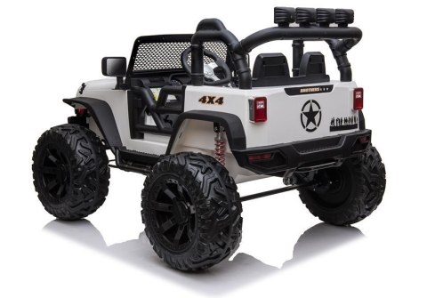 Auto na akumulator Jeep JC666 Biały Auto na akumulator Jeep JC666 Biały