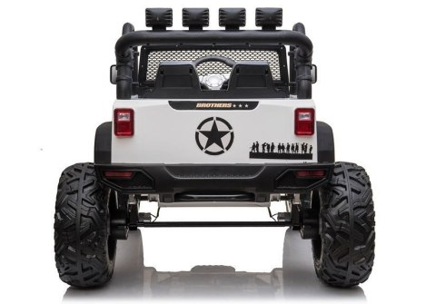 Auto na akumulator Jeep JC666 Biały Auto na akumulator Jeep JC666 Biały