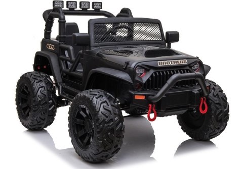 Auto na akumulator Jeep JC666 Czarny Lakierowany Auto na akumulator Jeep JC666 Czarny Lakierowany