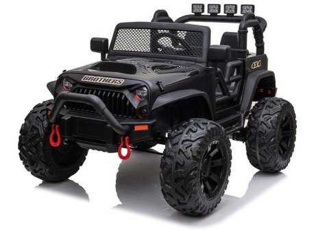 Auto na akumulator Jeep JC666 Czarny Lakierowany Auto na akumulator Jeep JC666 Czarny Lakierowany