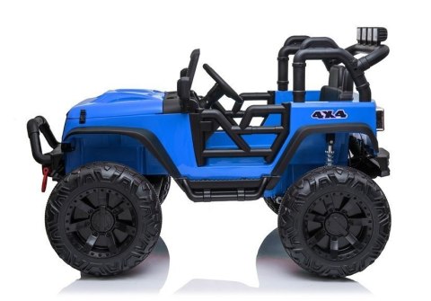 Auto na akumulator Jeep JC666 Niebieski Lakierowany Auto na akumulator Jeep JC666 Niebieski Lakierowany