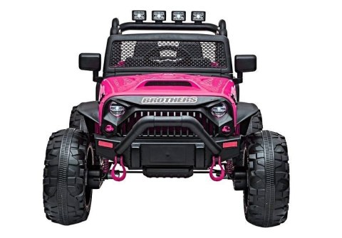 Auto na akumulator Jeep JC666 Różowy Lakierowany Auto na akumulator Jeep JC666 Różowy Lakierowany