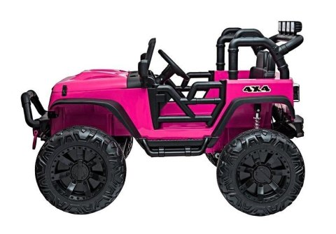Auto na akumulator Jeep JC666 Różowy Lakierowany Auto na akumulator Jeep JC666 Różowy Lakierowany