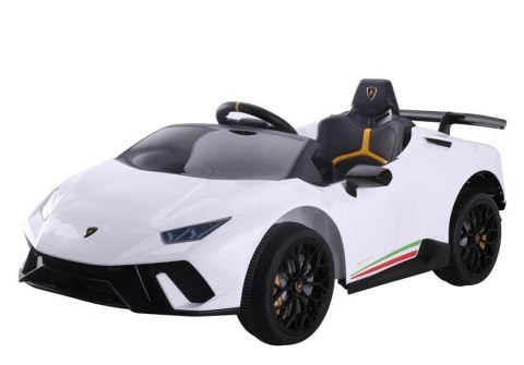 Auto na akumulator Lamborghini Huracan Białe Auto na akumulator Lamborghini Huracan Białe