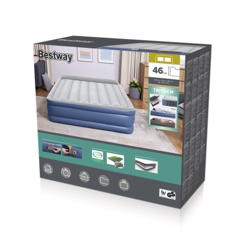 Dmuchany Materac 203 x 152 x 46 cm Bestway 67630 Dmuchany Materac 203 x 152 x 46 cm Bestway 67630