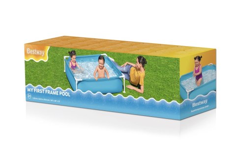 Basen Ogrodowy Stelażowy Dla Dzieci 122 cm x 122 cm x 30 cm Bestway 56217 Basen Ogrodowy Stelażowy Dla Dzieci 122 cm x 122 cm x 30 cm Bestway 56217