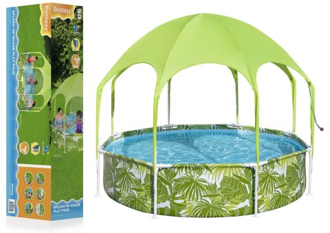Basen Ogrodowy Stelażowy Dla Dzieci 244 cm x 51 cm Bestway 56432 Zielony Basen Ogrodowy Stelażowy Dla Dzieci 244 cm x 51 cm Bestway 56432 Zielony